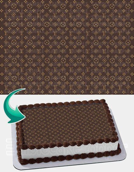 louis vuitton cake ideas|louis vuitton icing sheet.